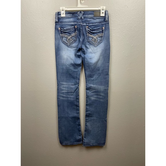 SOLD Hydraulic women’s low rise bailey jeans sz 4 slim boot cut y2k tall - Picture 5 of 7